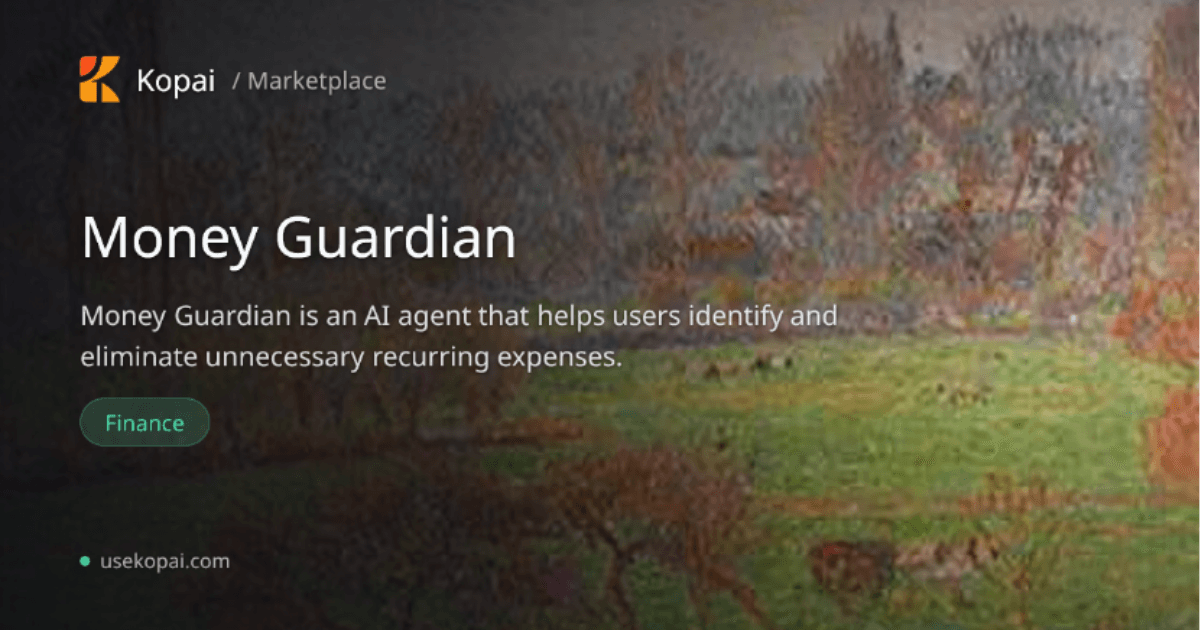 Money Guardian banner
